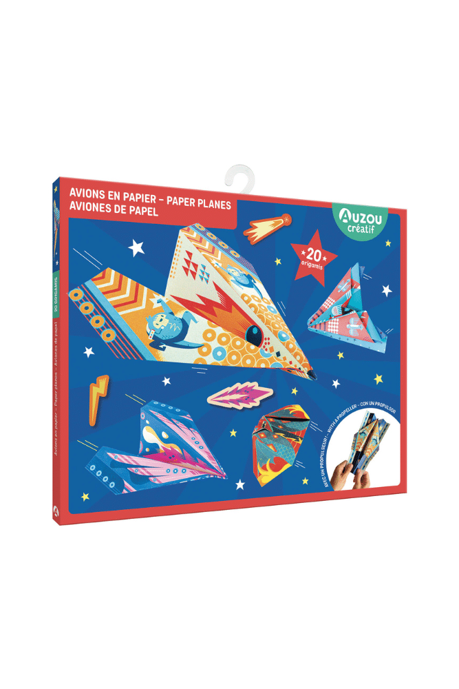 coffret creations avions papier