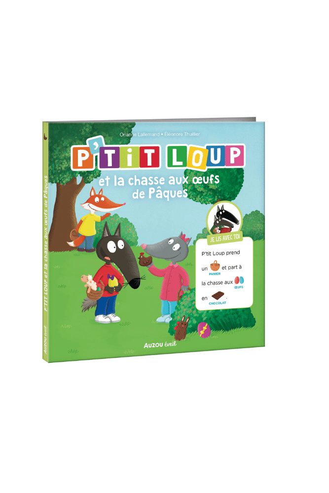 livre ptit loup oeufs de paques