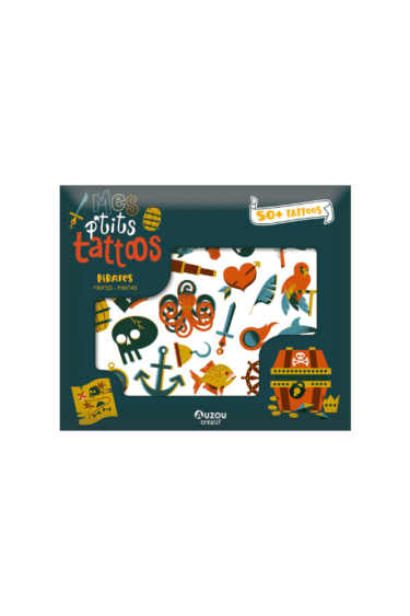coffret tatouages enfants pirates