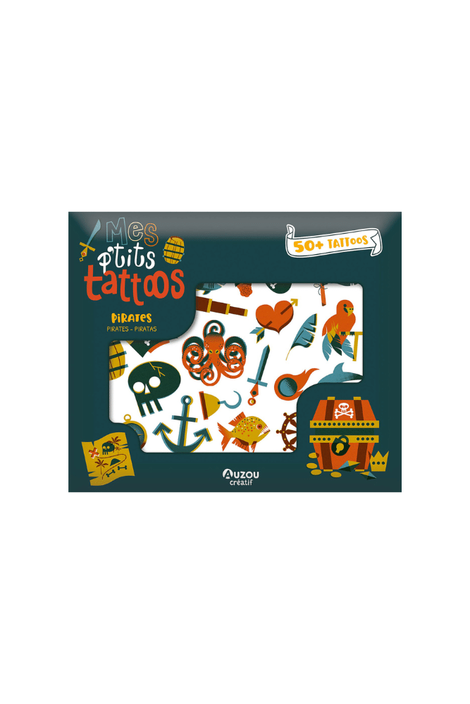 coffret tatouages enfants pirates