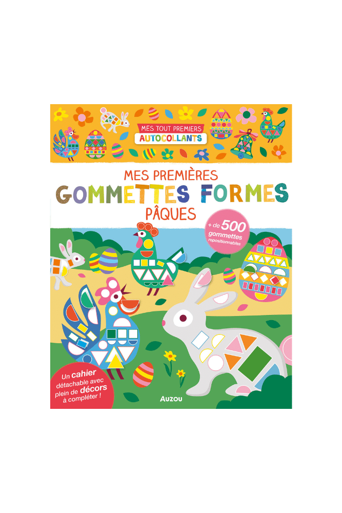 cahier gommettes pour enfant sur paques