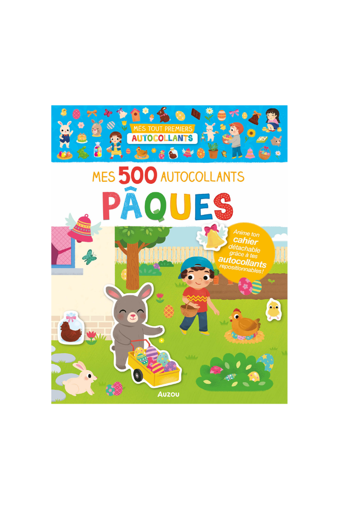 cahier gommettes paques