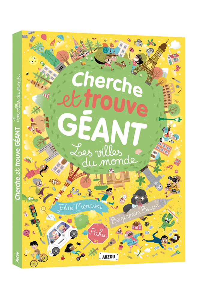 livre cherche et trouve geant villes du monde auzou