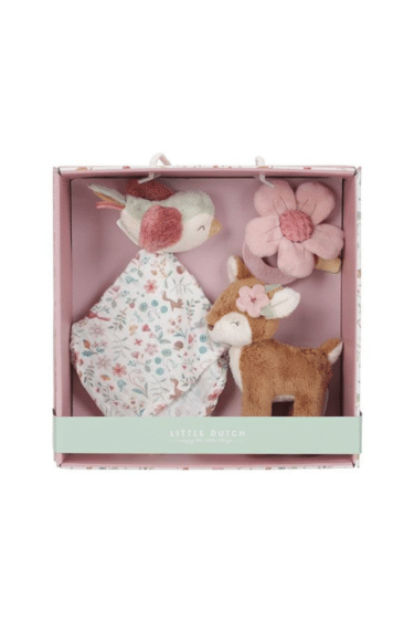 coffret cadeau de naissance bebe little dutch fairy garden