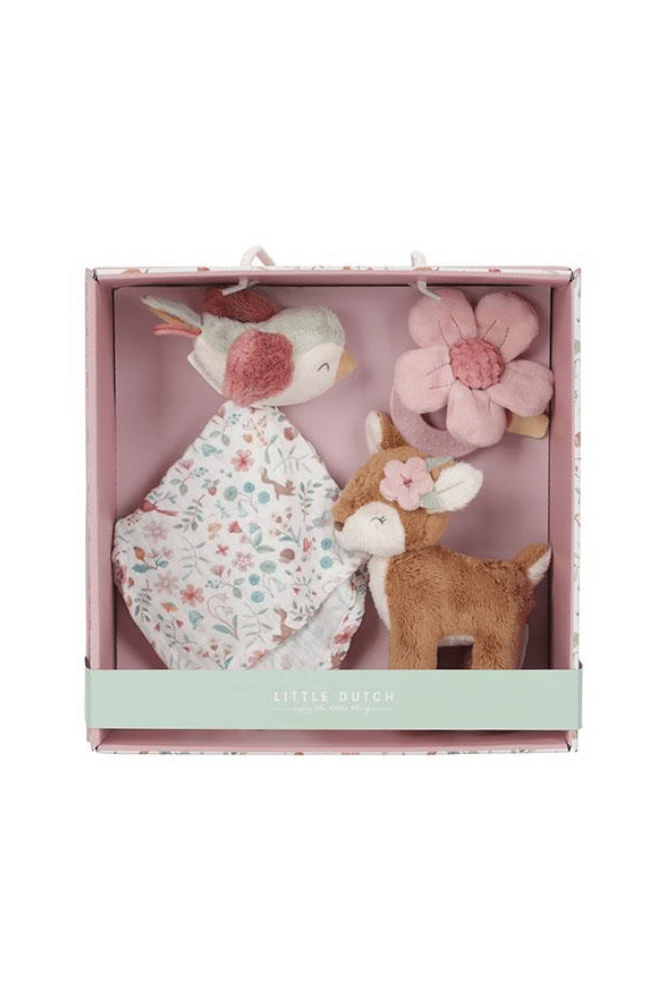 coffret cadeau de naissance bebe little dutch fairy garden