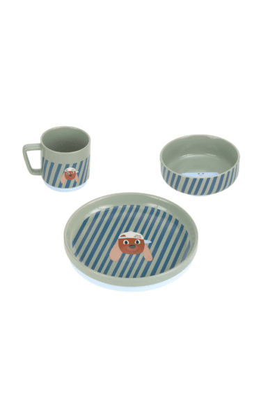 coffret repas motif chien