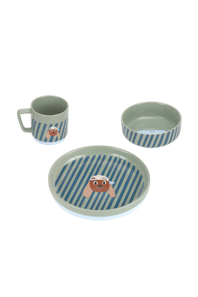 coffret repas motif chien