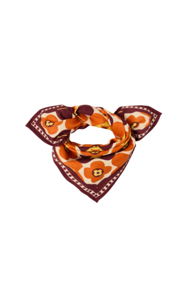 petit foulard caleido auburn apaches collection