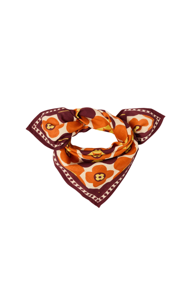 petit foulard caleido auburn apaches collection