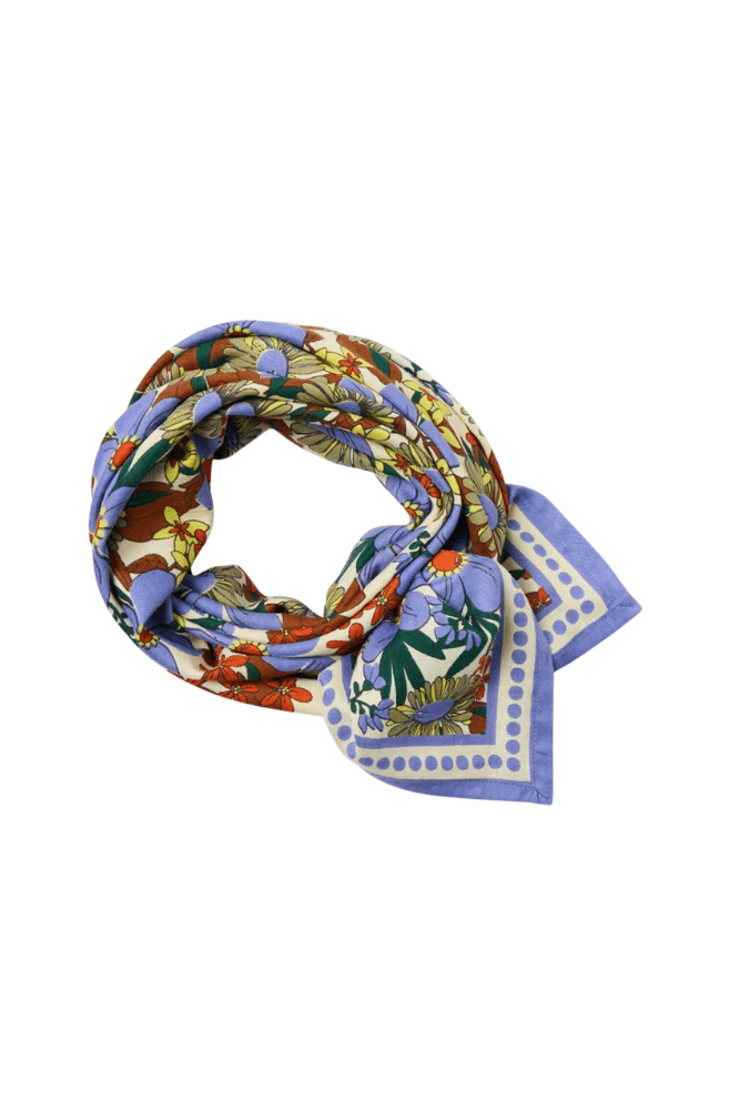 grand foulard apaches collection bouquet iris