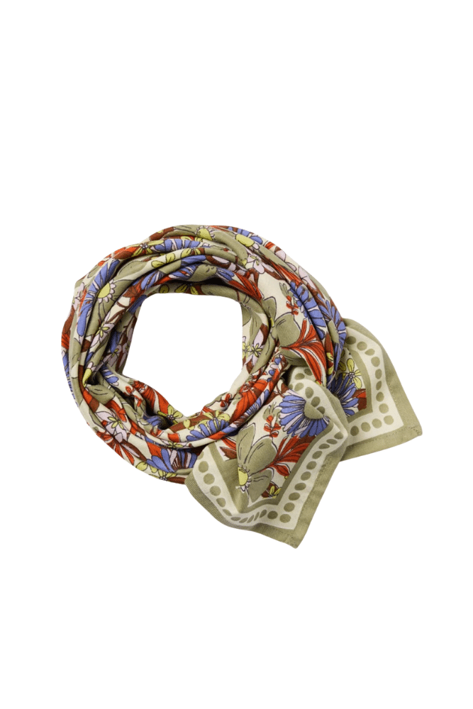 grand foulard apaches bouquet macadamia