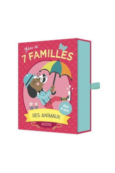 jeu de cartes 7 familles animaux auzou