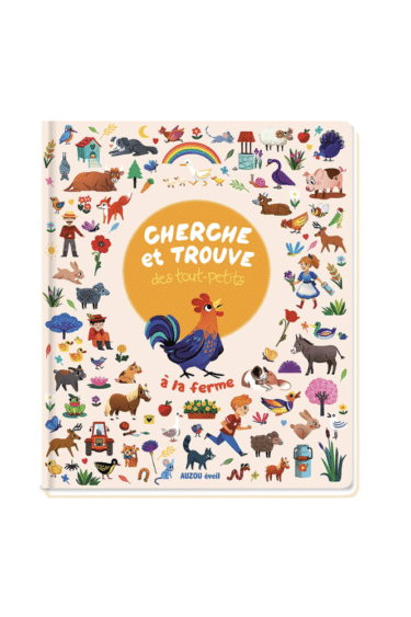 livre cherche et trouve sur le thème ferme auzou