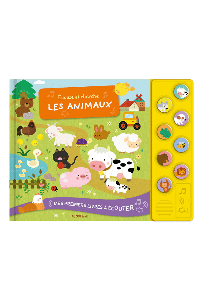 livre musical enfant les animaux