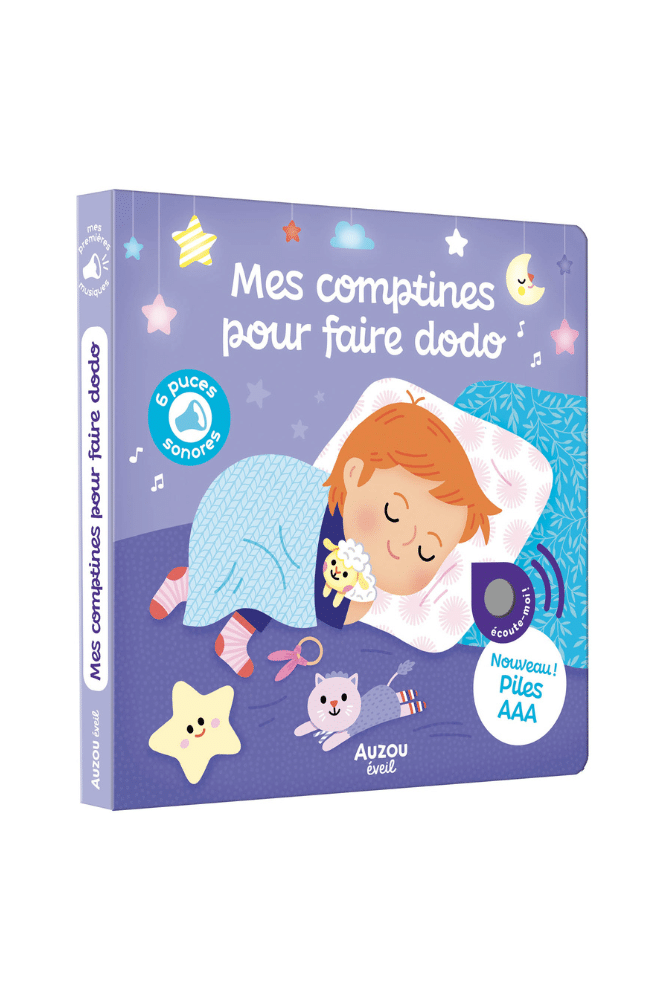 livre sonore comptines pour faire dodo auzou