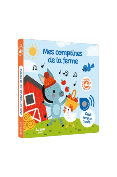 livre sonore comptines ferme