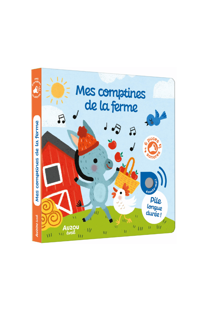 livre sonore comptines ferme