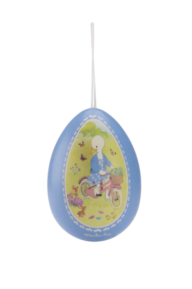 oeuf metal bleu moulin roty paques