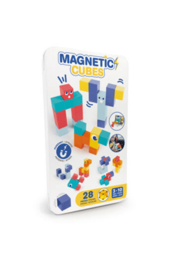 Boite jouet cube magnetiques