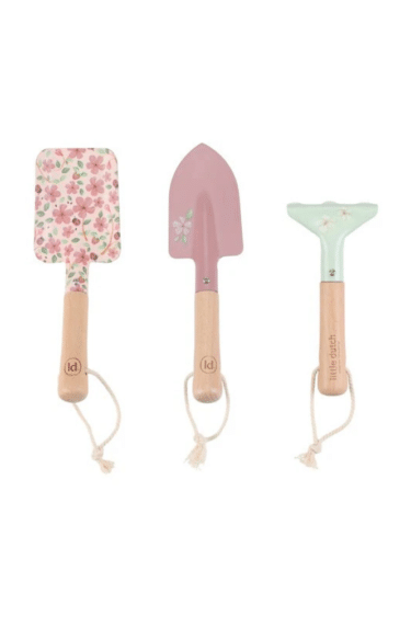 outils jardins rose little dutch pour enfants
