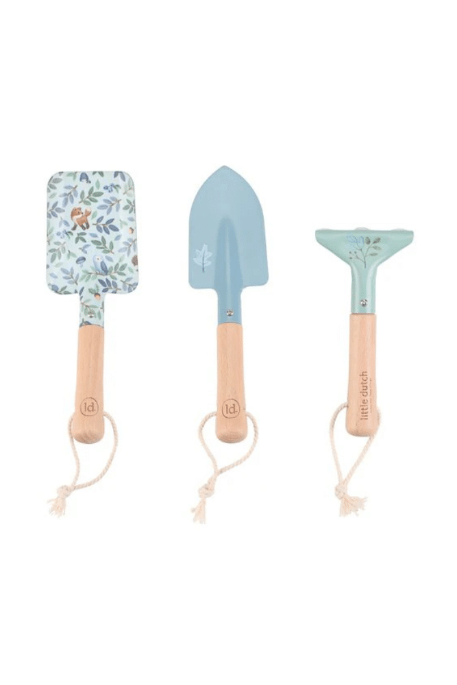 outils jardins enfant little dutch bleu