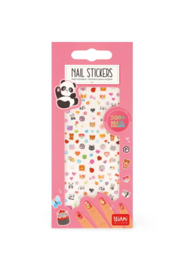 stickers ongles enfants legami cute animals