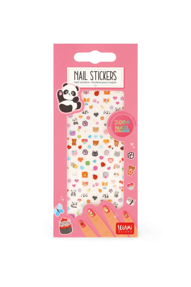 stickers ongles enfants legami cute animals