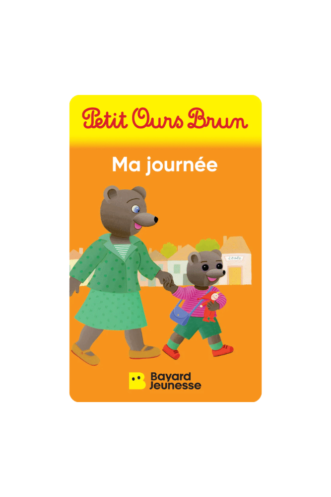 carte yoto petit ours brun ma journee