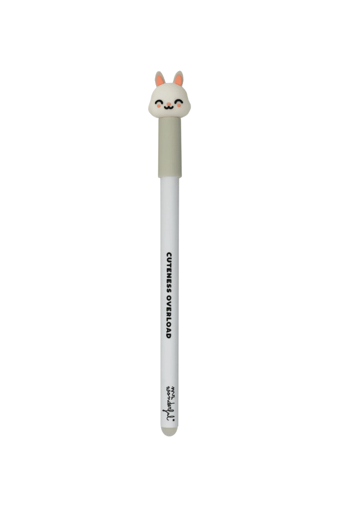 stylo effacable lapin gris mr wonderful