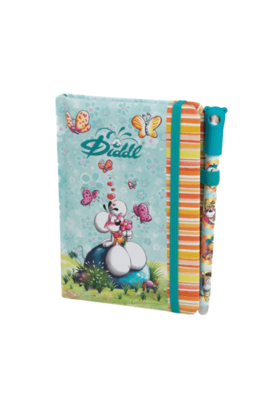 diddl carnet bleu avec stylo