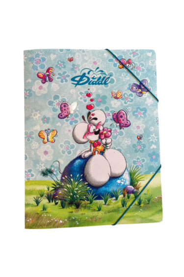 pochette à rabas bleu diddl