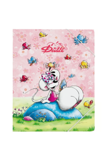 pochette rabas ecole diddlina rose