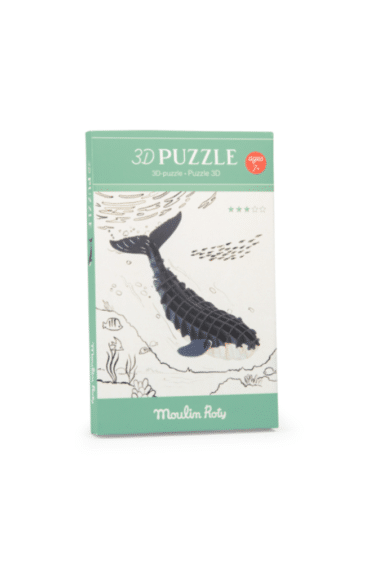puzzle 3d moulin roty baleine