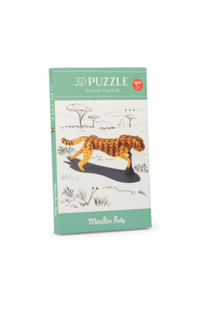 puzzle 3d guepard
