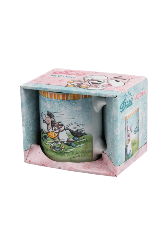 mug diddl turquoise