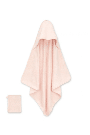 cape de bain rose bemini en eponge
