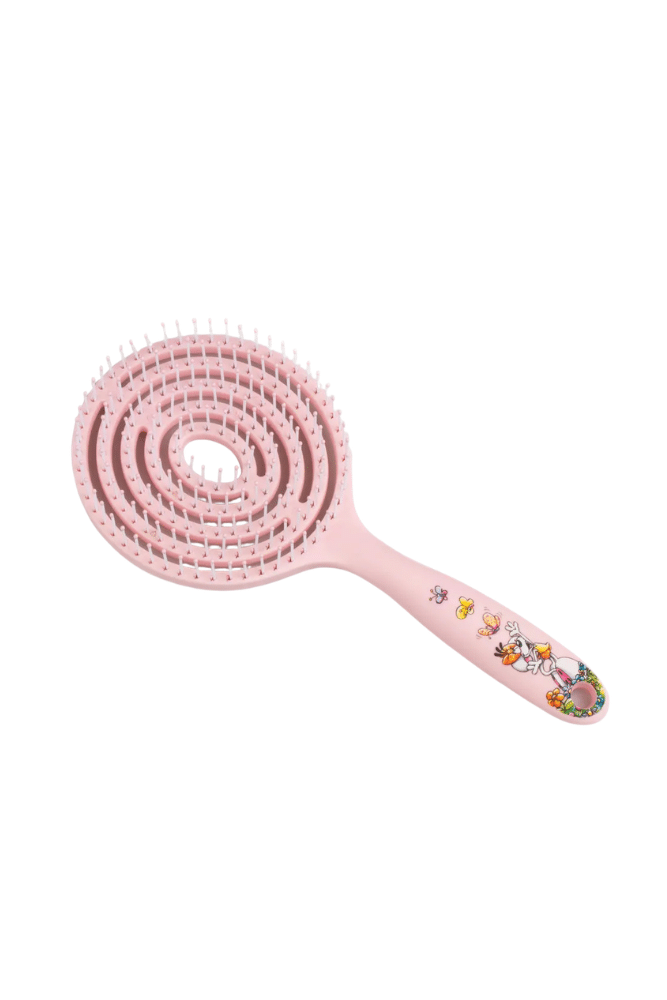 brosse cheveux rose diddlina