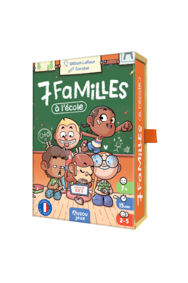 jeu de cartes 7 familles à l'école