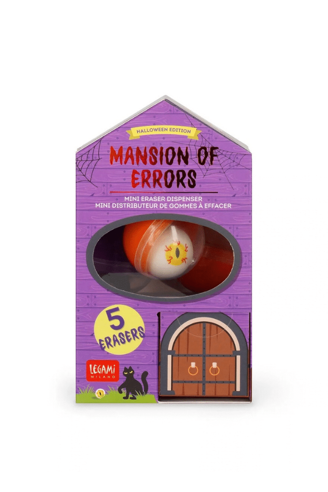 Mini distributeur 5 gommes Mansion of Errors LEGAMI