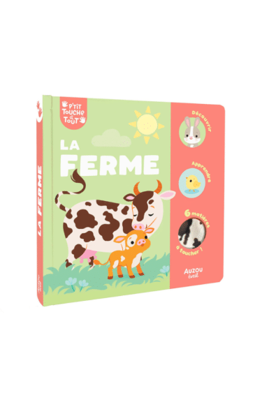 livre avec matière thème de la ferme auzou