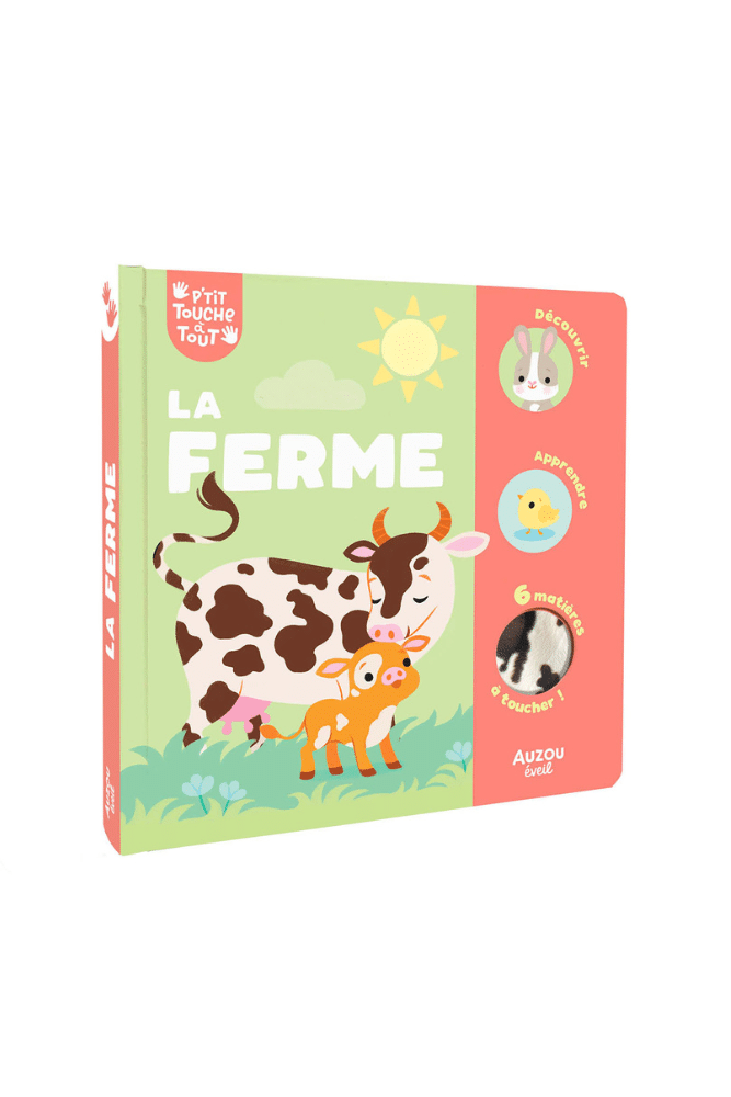 livre avec matière thème de la ferme auzou