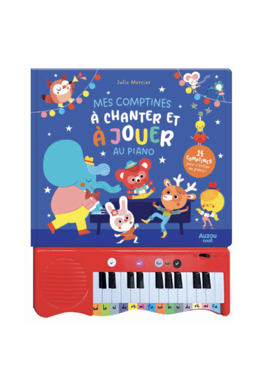 livre piano comptines à chanter et jouer