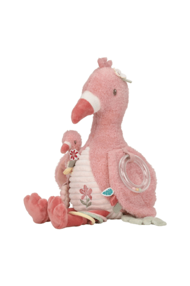 peluche activites flamant rose little dutch
