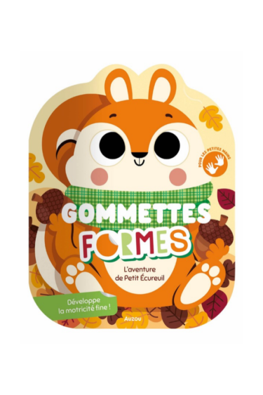livre gommettes auzou petit ecureuil
