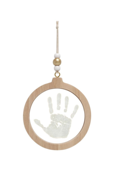 boule de noel pour empreinte bebe