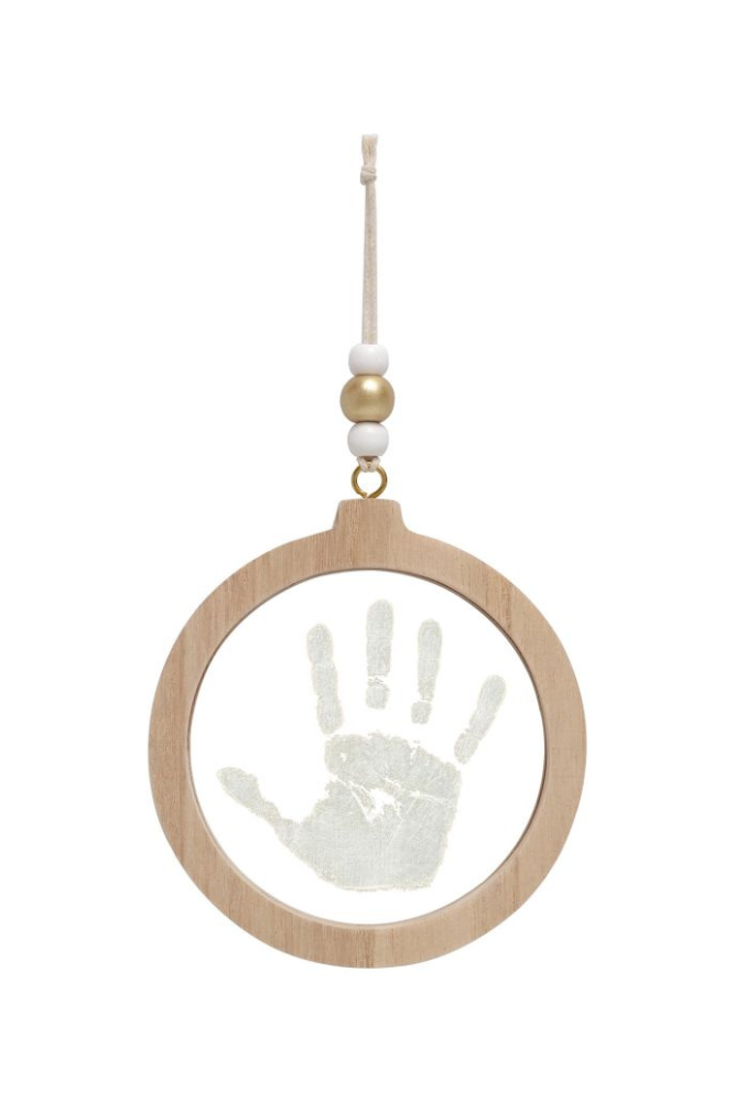 boule de noel pour empreinte bebe