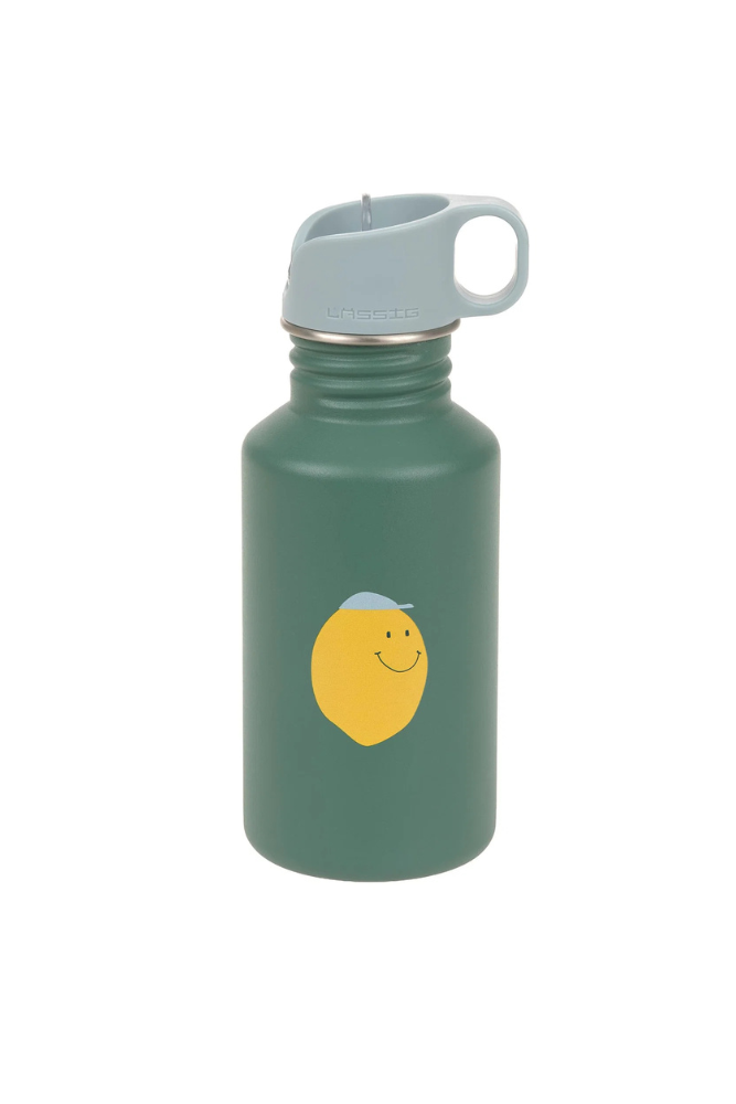 gourde enfant inox citron lassig