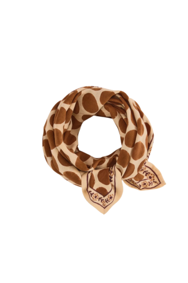 grand foulard apaches collection pesos cajou