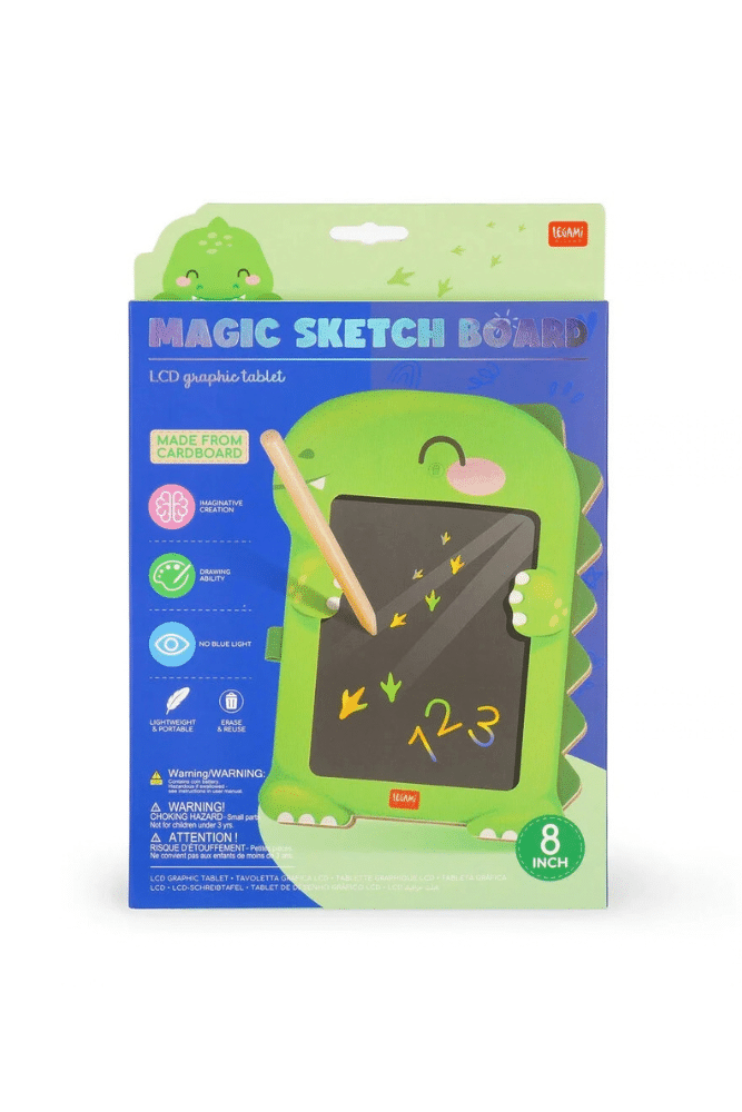 tablette ardoise dessin ecran lcd dinosaure legami