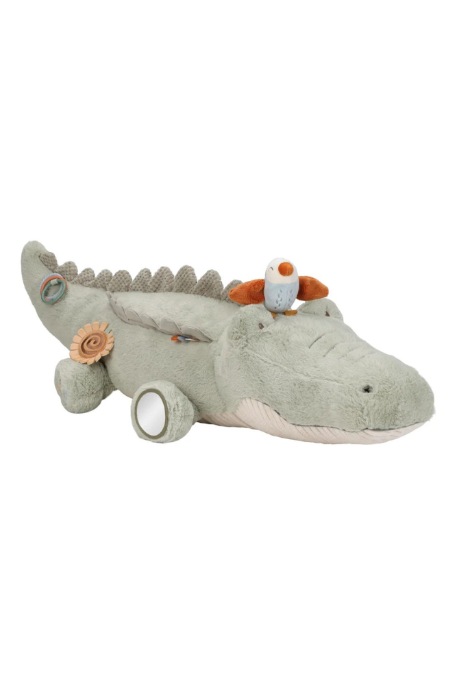 peluche d'activites crocodile grand format little ducth